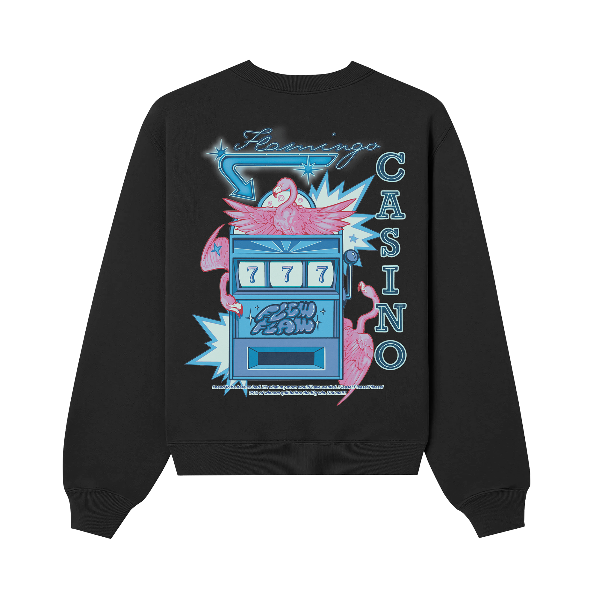 T-shirt Vintage The Flamingo Las Vegas Strip Pour Homme Et Femme (Coton épais Rose)