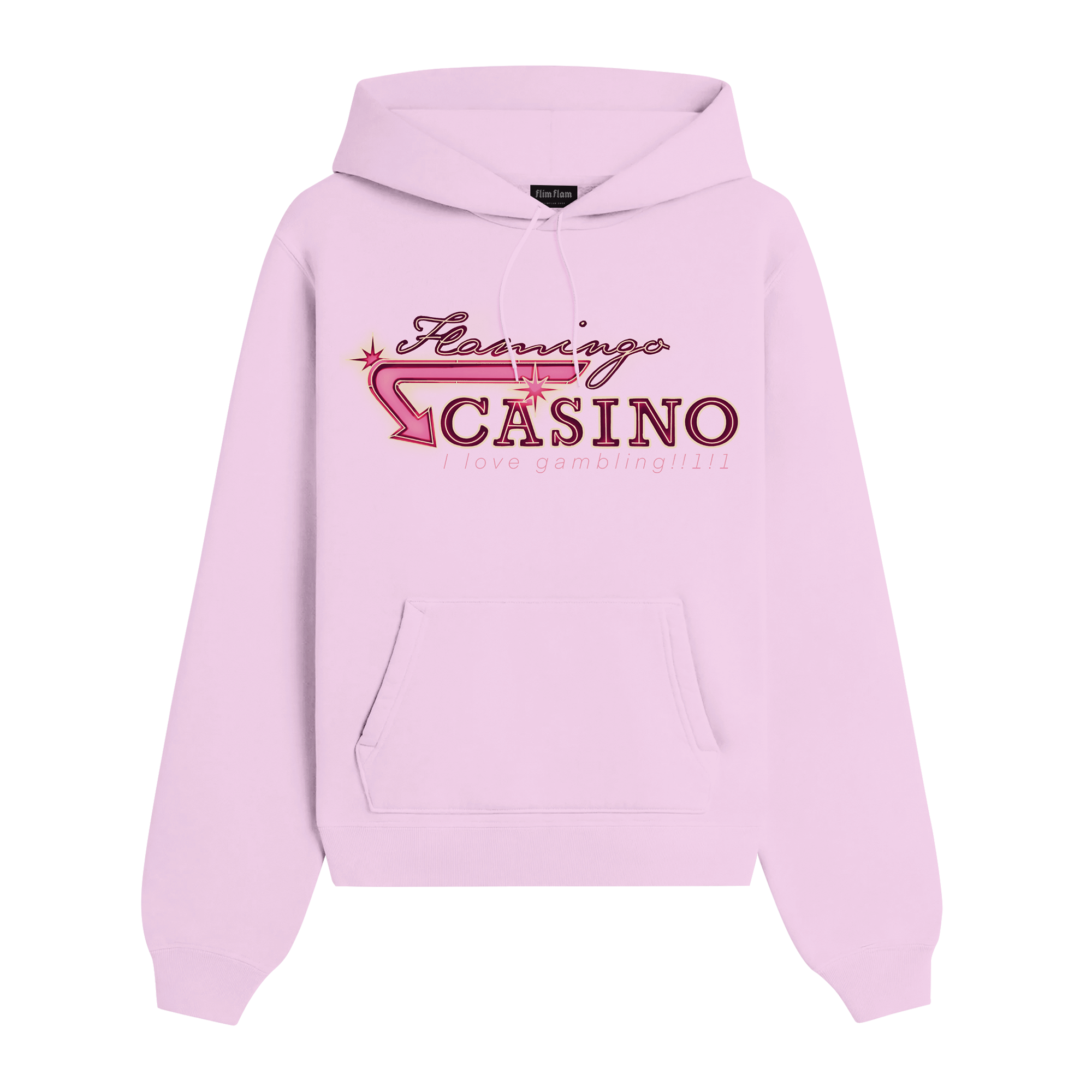 Flamingo Casino Adult Hoodie