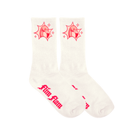 Dice White Socks