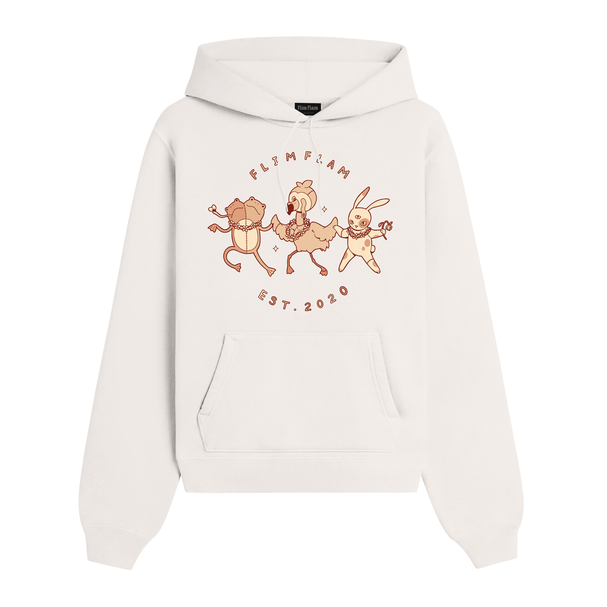 Flamingo and Friends Adult Hoodie