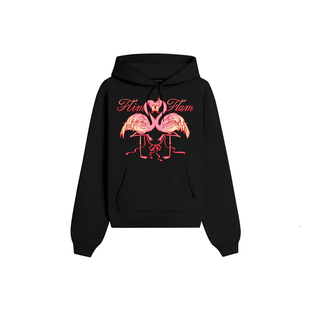 Pink 2025 flamingo hoodies